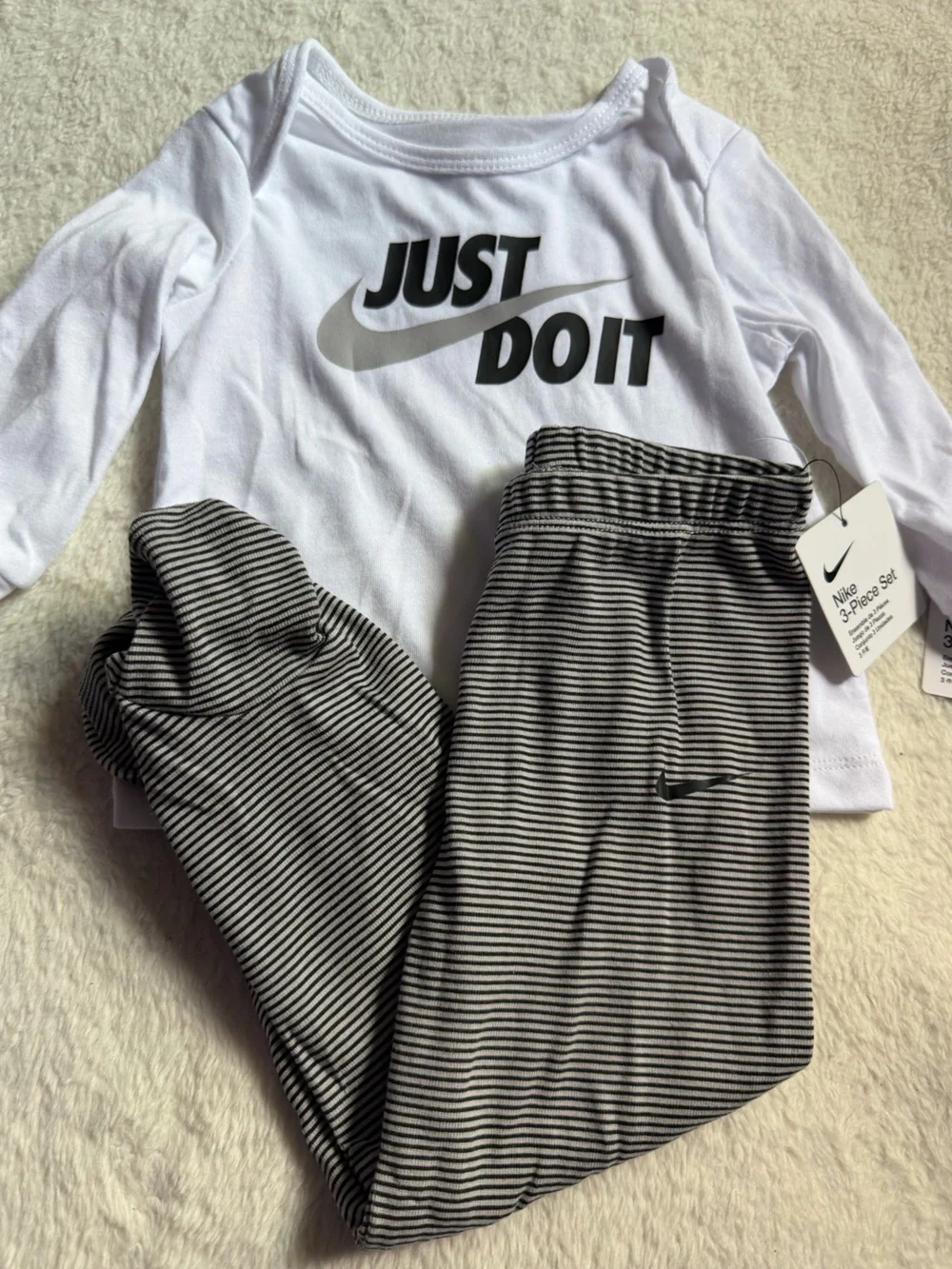 Marshalls Black & White Striped Kids Joggers